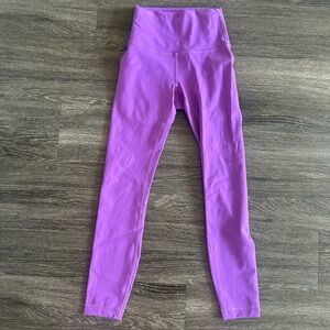 Lululemon Athletica Purple Leggings High Waist Full Length